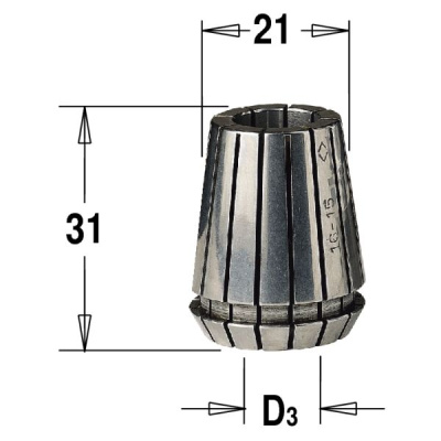 Фото ER32 D=20 цанга высокоточная в интернет-магазине ToolHaus.ru